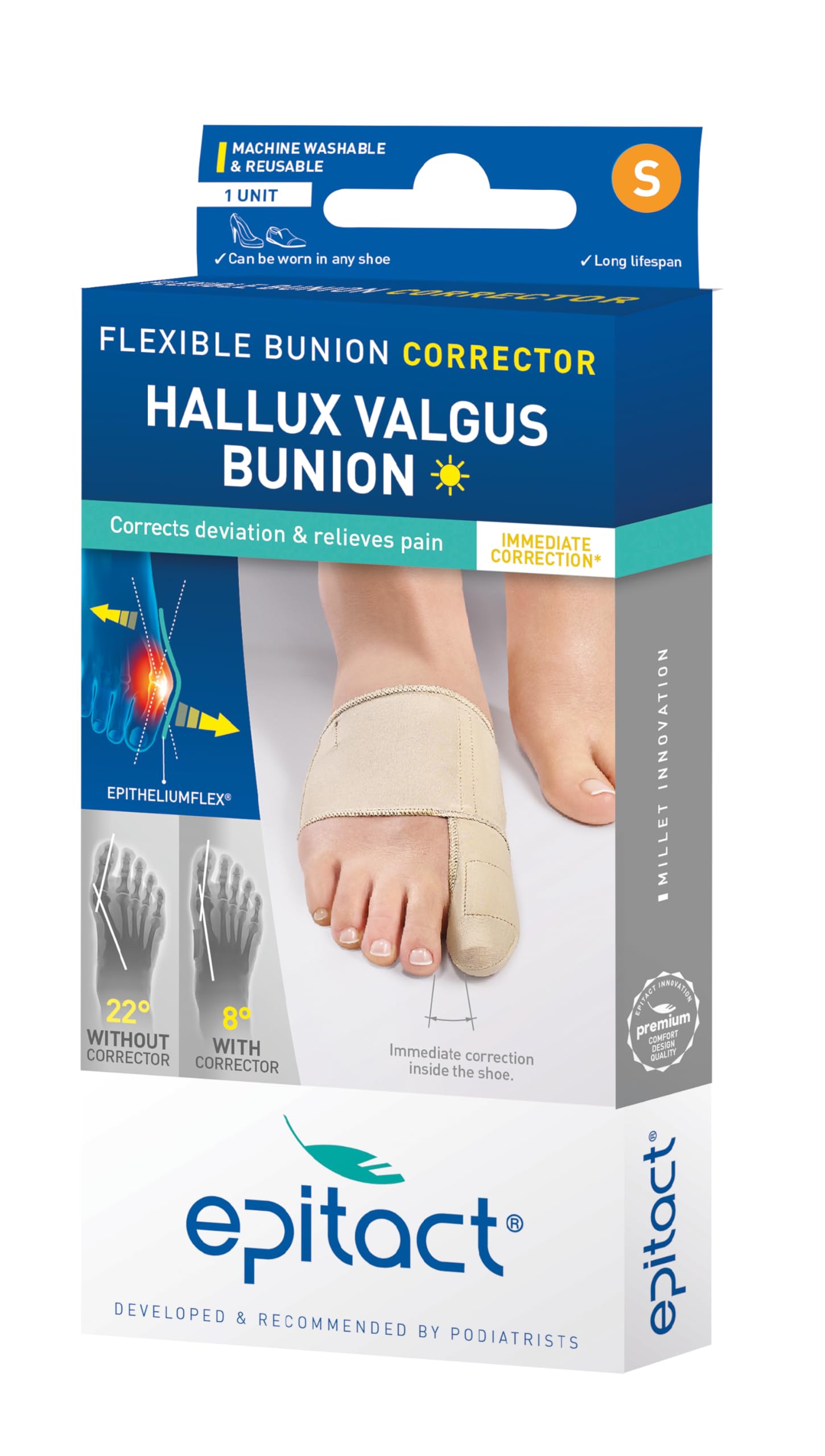 Epitact - Hallux Valgus (Bunion) Day Corrector - Size S