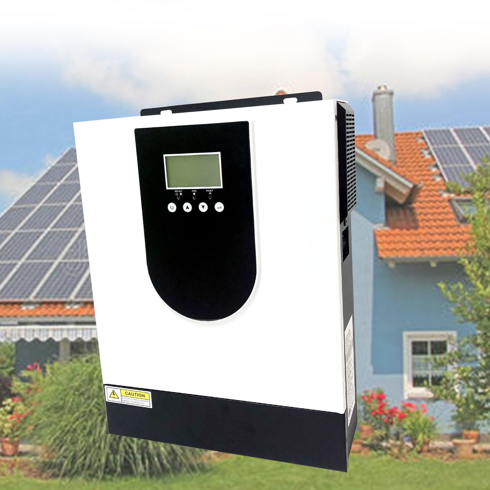 Inversor de Cargador híbrido Solar Integrado de 3000 W, inversor de Potencia de Onda sinusoidal Pura y Cargador Solar Integrado de 80 AMPPT para Autocaravana