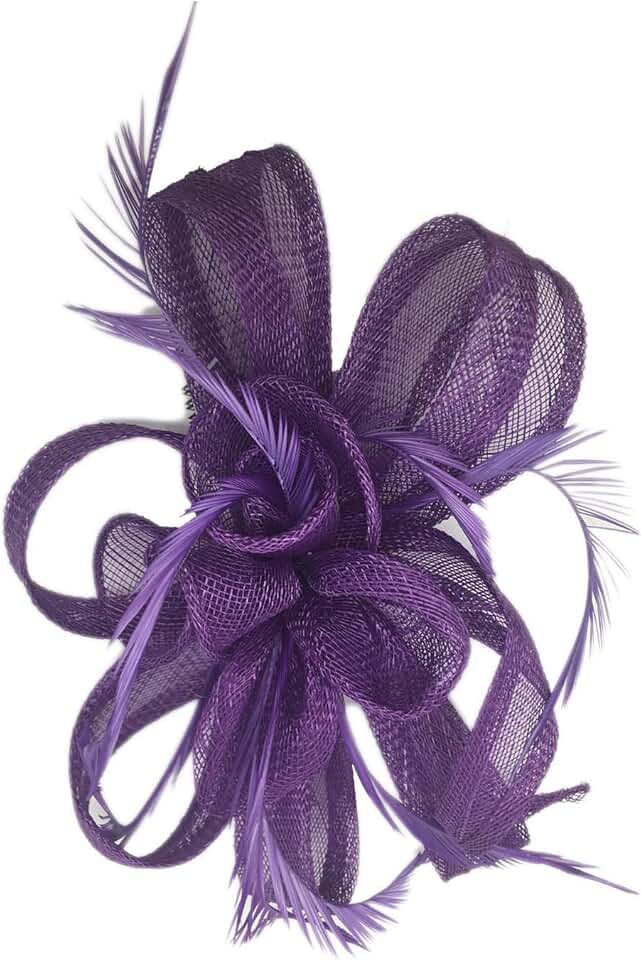 Amazon.co.uk purple fascinators for weddings
