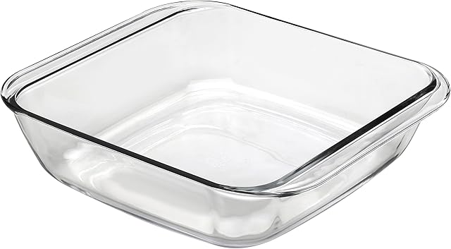 Duralex Made In France OvenChef Square Baking Dish, 10.625 x 10.625
