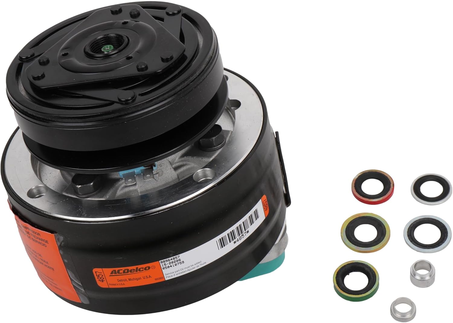 GM Genuine Parts 15-20206 (88964871) Air Conditioning Compressor and Clutch Assembly
