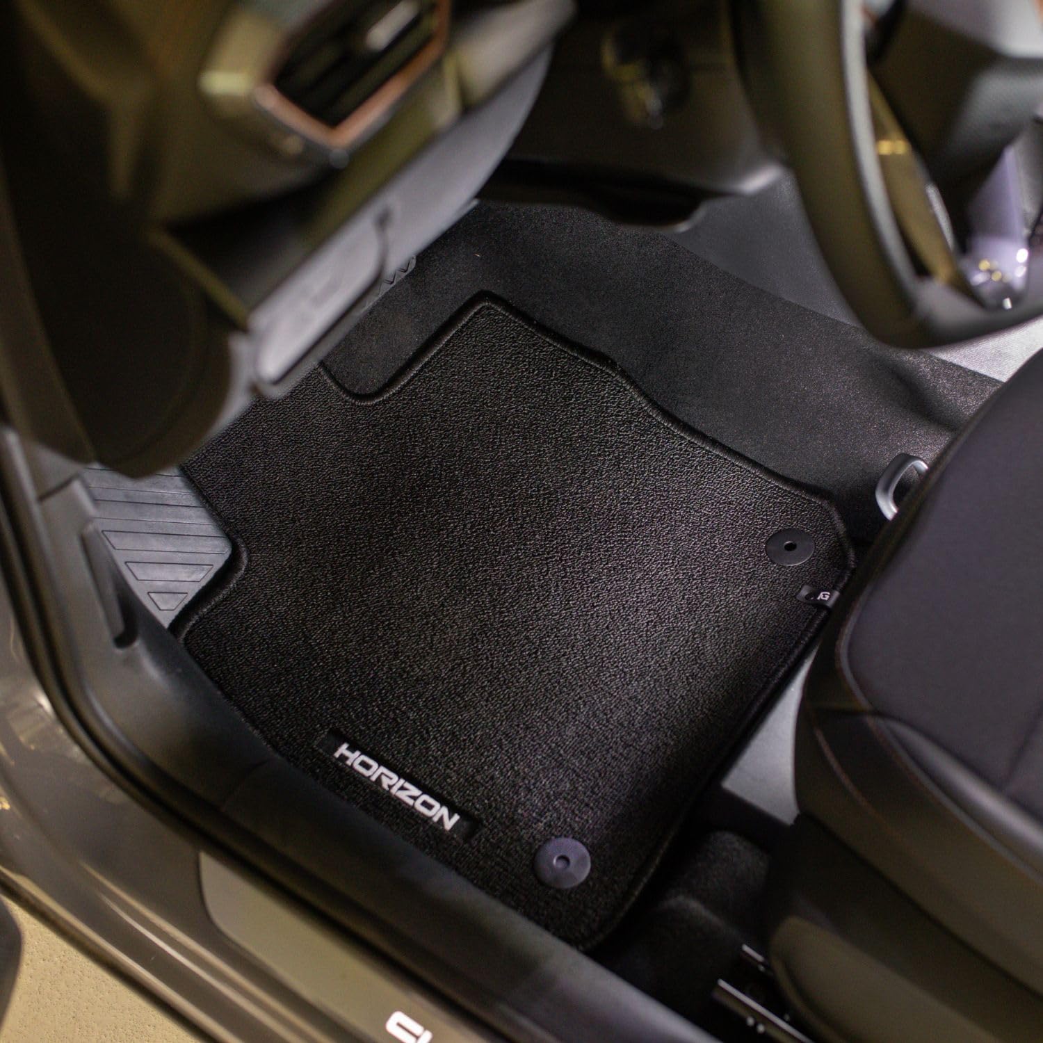 FROGUM Alfombrillas Coche Alfombras de Terciopelo para Nissan Micra K14 2016-2022| Sin Olor | con Anclajes | Prácticos y Elegantes