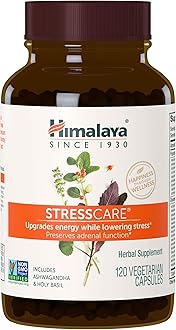 StressCare, 30 Day Supply - Herbal Adrenal Support for Calming Relaxation, Stress Relief, Energy Support and Occasional Sleeplessness - Vegan, Non-GMO, Gluten Free, 120 Capsules