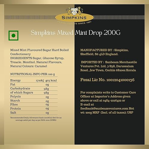 Miniatura 2 de Simpkins Gotas de menta mixta 7.05 oz