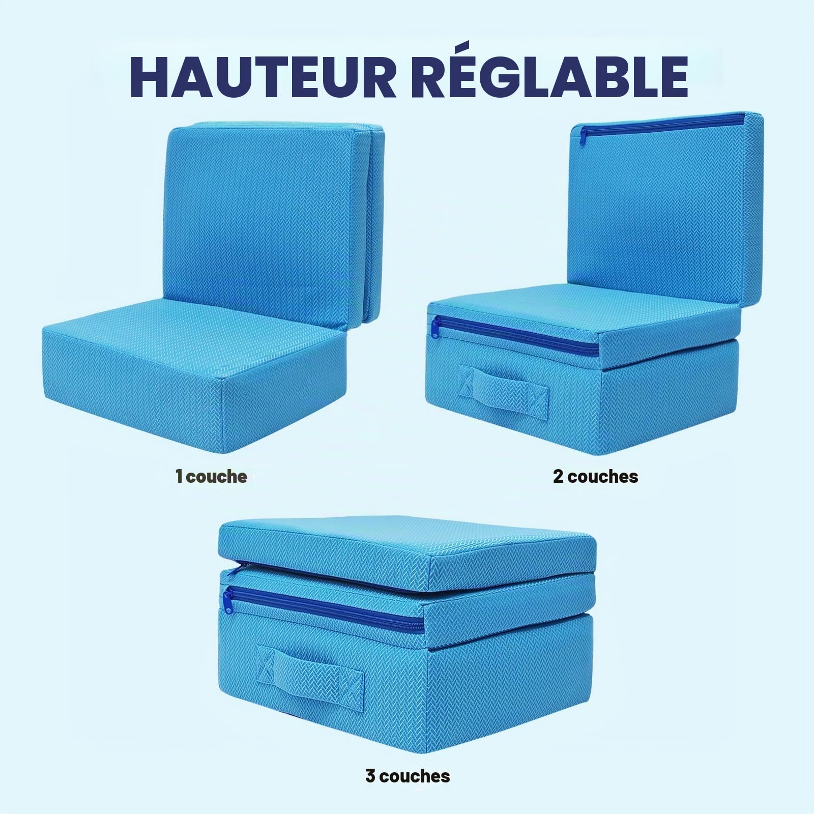 Coussin d'assise pour Bain à remous/Spa – Version adulteAssise antidérapante, adaptée à la Piscine extérieure comme à la Salle de Bain. Séchage Rapide, rehausseur de siège pour Spa et Jacuzzi.