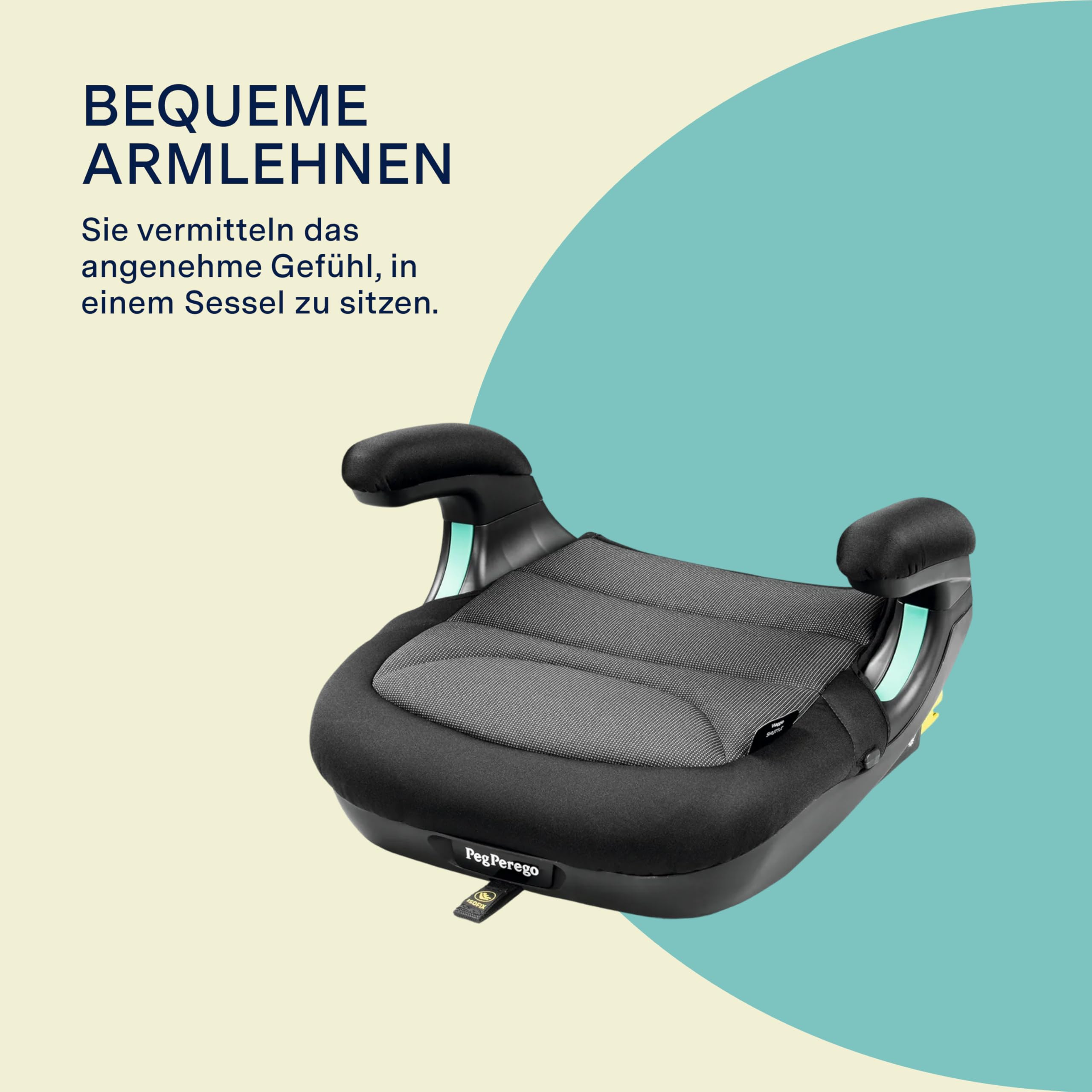 Peg Perego Viaggio Shuttle Autositz ISOFIX 125-150 cm 22-36 kg Crystal Black