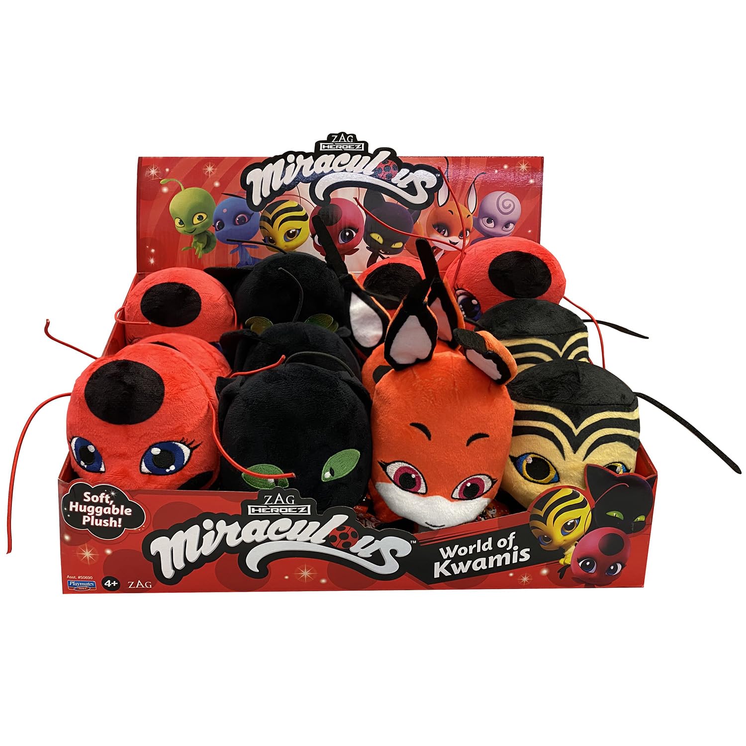Miraculous Ladybug Peluche Tikki 15 cm Officielle Kwami Coccinelle Jouet Enfant 4 Ans+