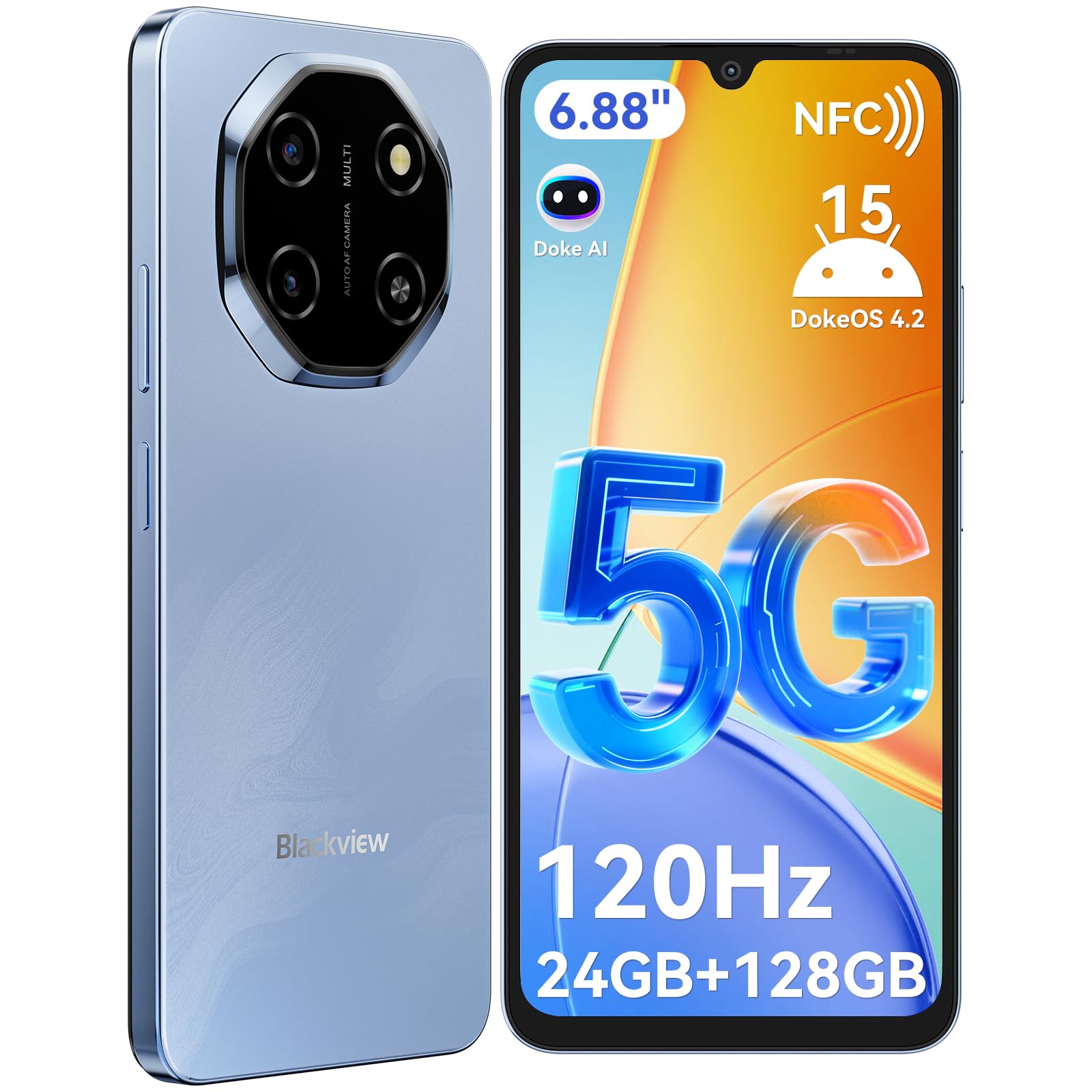 Blackview SHARK6 5G SIMフリーブルー美品　GWセール5/6 Blackview SHARK6 5G SIMフリーブルー美品 GWセール5/6 Blackview