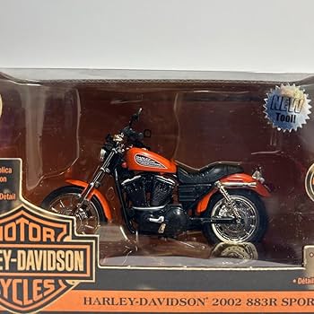 Amazon | RACING CHAMPIONS 1/18 Harley-Davidson 2002 883R