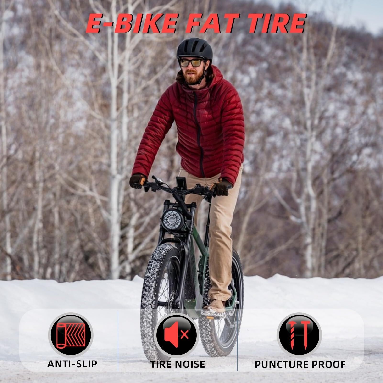 Zestaw opon do rowerów elektrycznych Fat Bike 20/24/26 x 4,0 cala z dętkami i dźwigniami, wytrzymałe, odporne na przebicie akcesoria do jazdy w górach, na śniegu i plaży