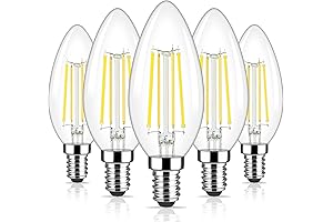 Brightever E12 Candelabra LED Light Bulbs: Illuminating Your Space with Daylight Brilliance