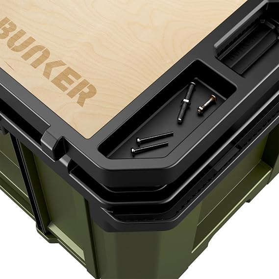 BUNKER Load-Up Stacking Worktop - FSC Plywood Modular Tool Storage