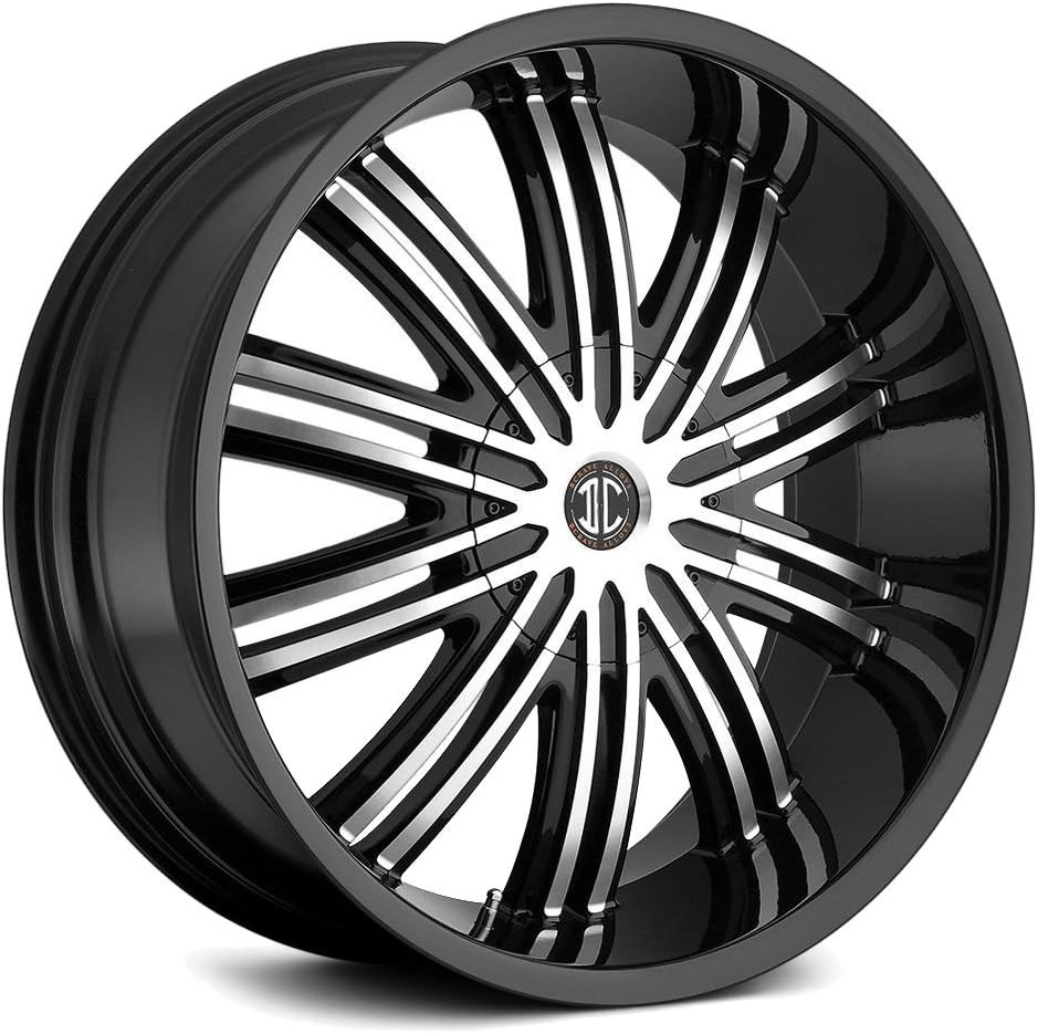 24 inch 24x10.0 2Crave No. 7 Black wheel rim; dual drilled 6x135 / 6x5.5 6x139.7 with a +30 offset. Part Number: N07-2410Y30PB