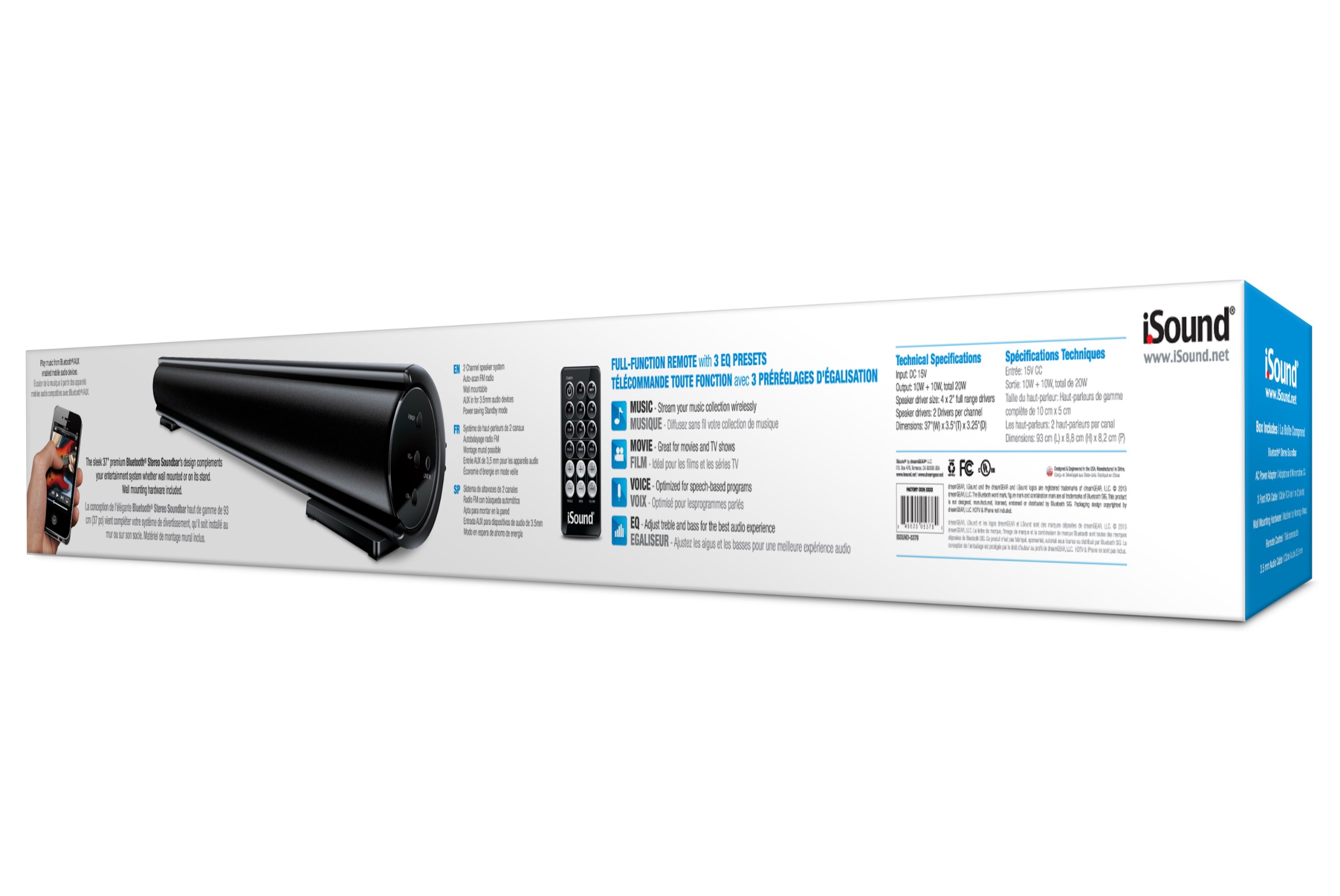 iSound Bluetooth Stereo Soundbar - Buy 