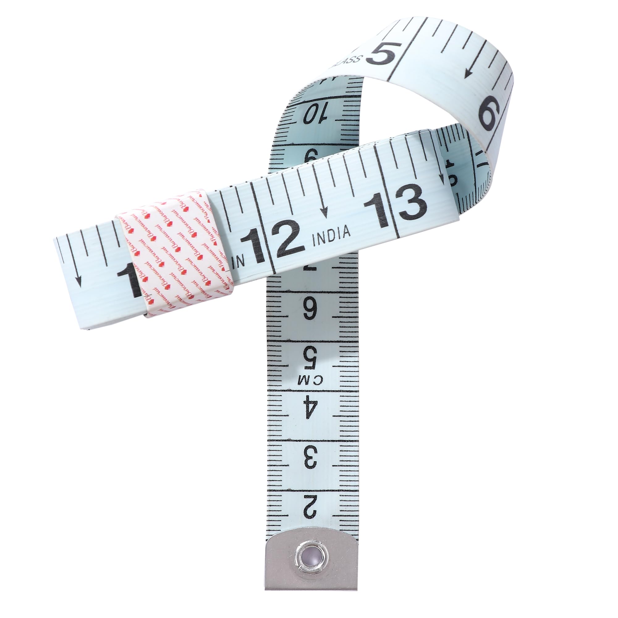 Bureaucrat Body Measuring Tape for Tailoring & Fitness | 150 cm / 60 Inch Dual Scale (cm & inch) | Flexible Fiberglass Cloth Measuring Tape for Sewing, Gym & Home Use(White Pack of 4) 1