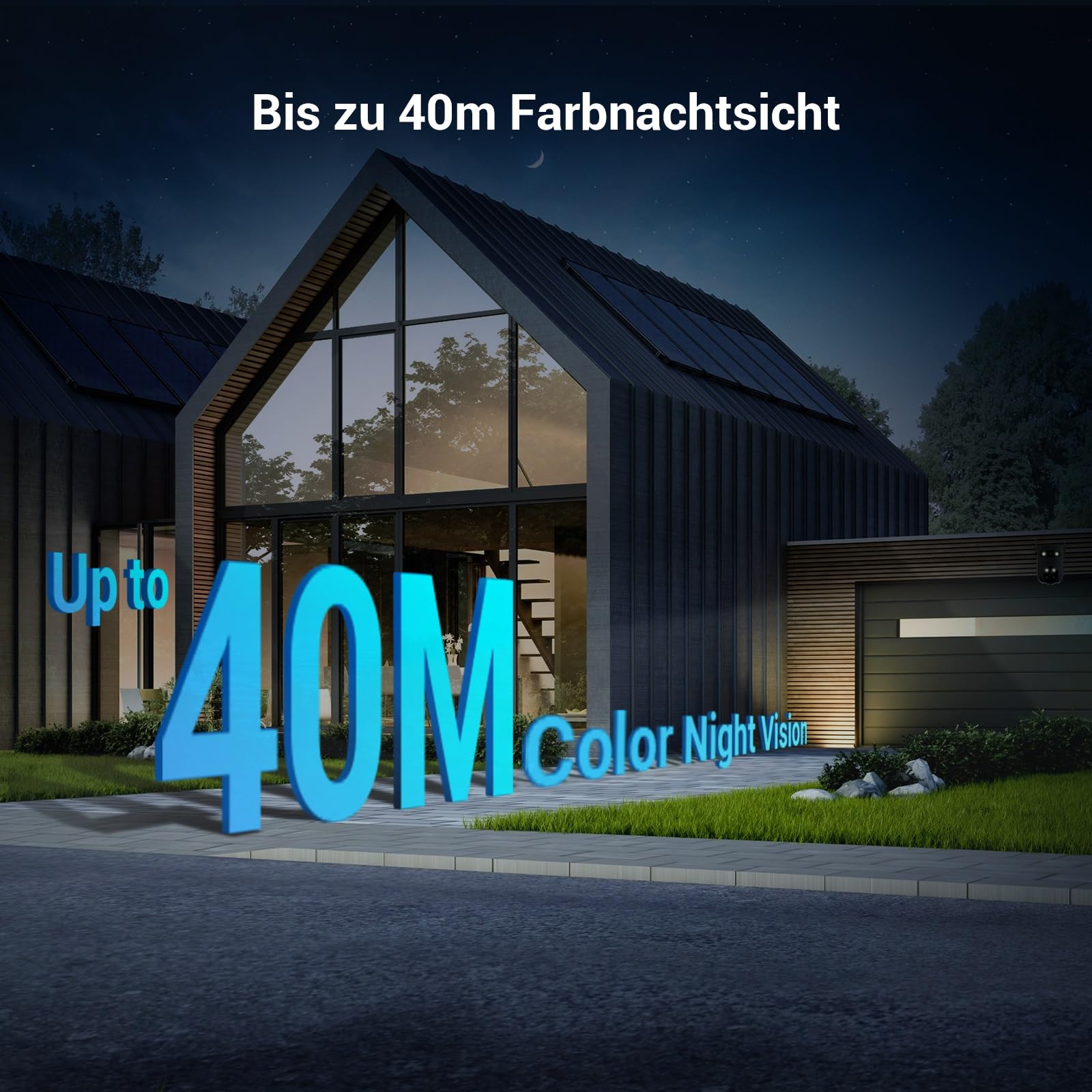 EZVIZ 5MP+5MP Überwachungskamera Aussen WLAN mit Dual-Lens, 2,4 & 5GHz WLAN, 360° Pan & Tilt Überwachung Outdoor, KI-Erkennung, Auto-Tracking, Farbnachtsicht, Wetterfest, 2-Wege-Audio, H9c Dual 3K