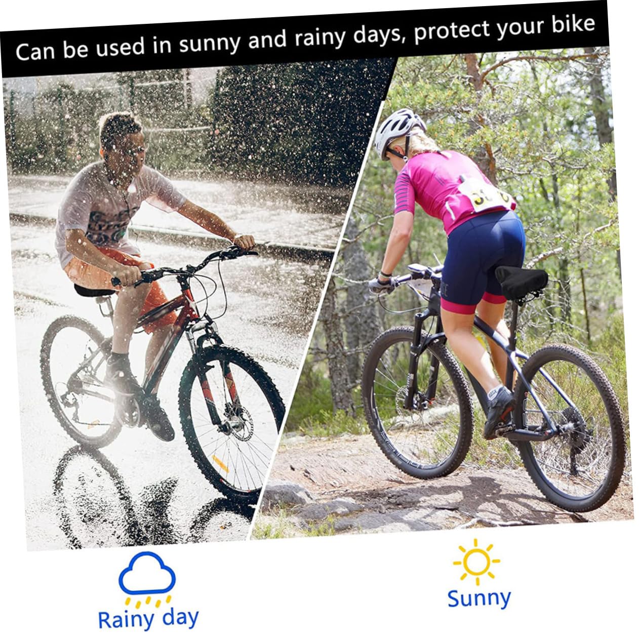 5 Ensembles Couvre De Vélo Oxford Lot de Protection Intempéries pour Types Vélo 3 Pièces * 5