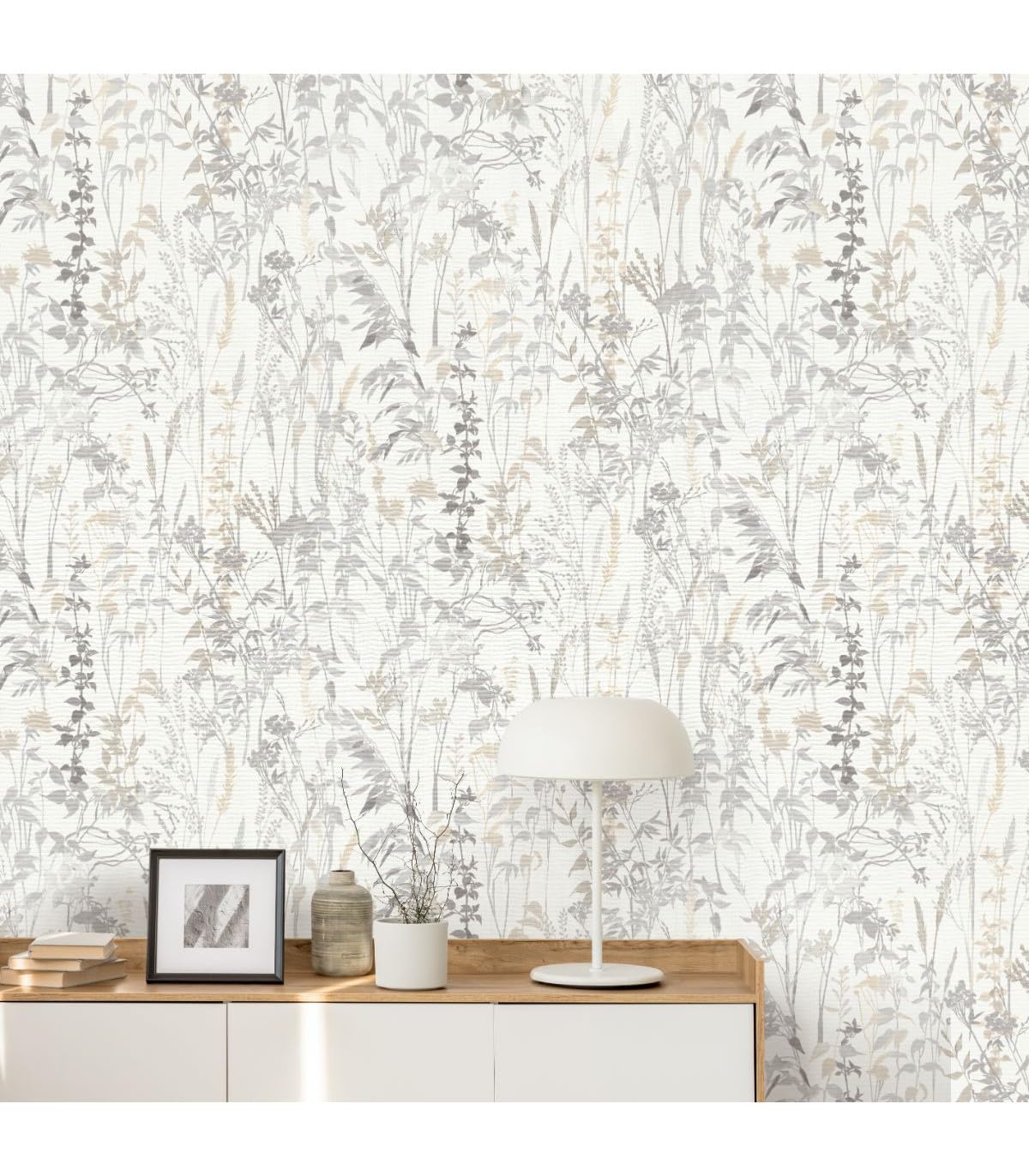 Erismann Gray Casual Chic Cottage Natural Wallpaper 10258-14