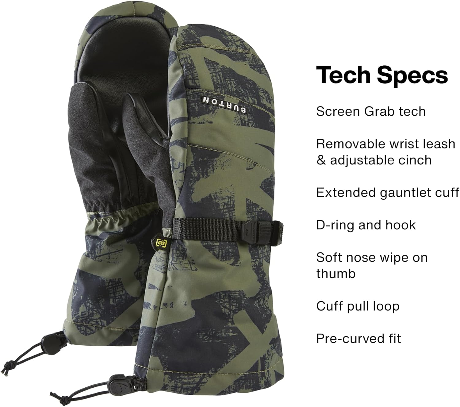 Burton Kids’ Gore-TEX Insulated Mittens – Waterproof Winter Snowboard Mittens for Boys & Girls - Image 4