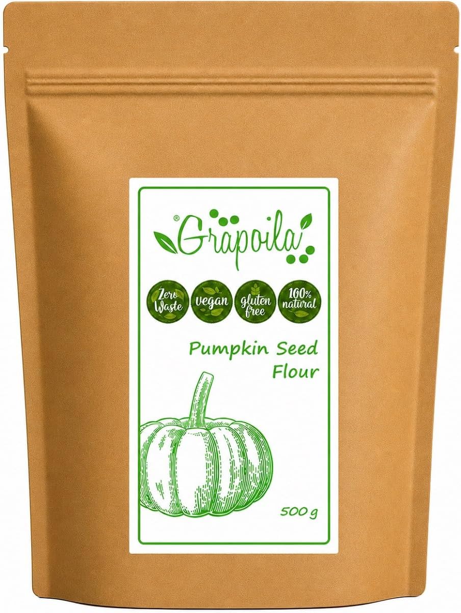 Ground Pumpkin Seed Flour 500g - Raw & Vegan Protein Powder