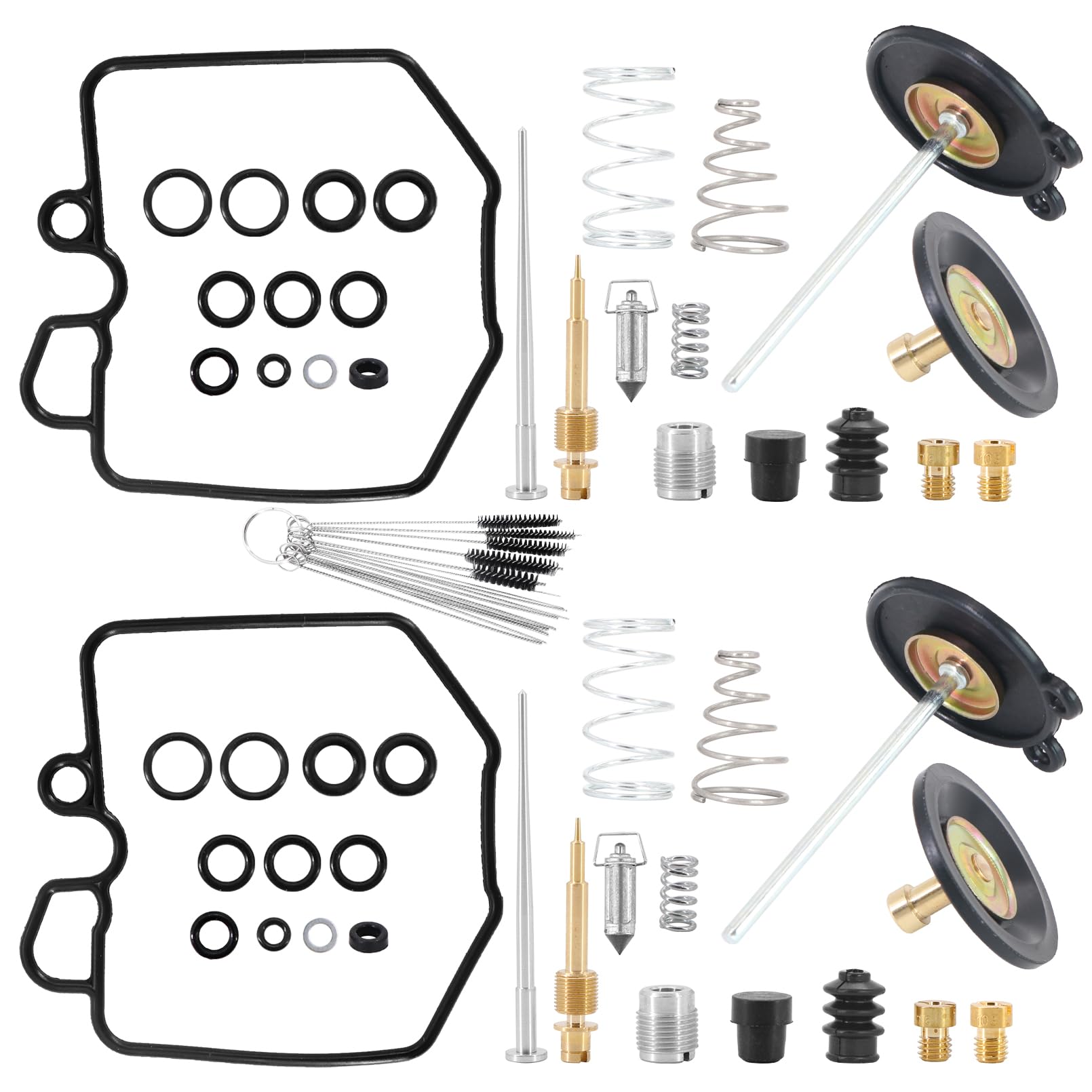 Dokili 2 x Carburettor Repair Kit, Motorcycle Carburettor Overhaul Repair Kit, Carburettor Repair Tool Suitable for 1980-82 Hon-da CX500C Custom / CX500D Deluxe