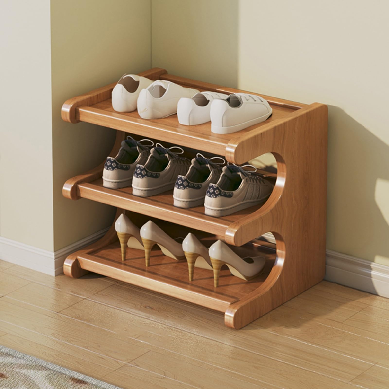 SVFOEBJM lyjc Racks, Tall Narrow lyjc Rack Organizer for Small Spaces, Multifunction Display Shelf, lyjc Rack for Entryway, Closet, Corner, Doorway, Space Saving lyjc Storage