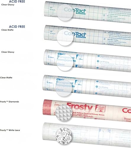 Miniatura 6 de Con-Tact Brand Revestimiento transparente creativo, forro versátil y autoadhesivo, película de privacidad semitransparente, vinilo transparente