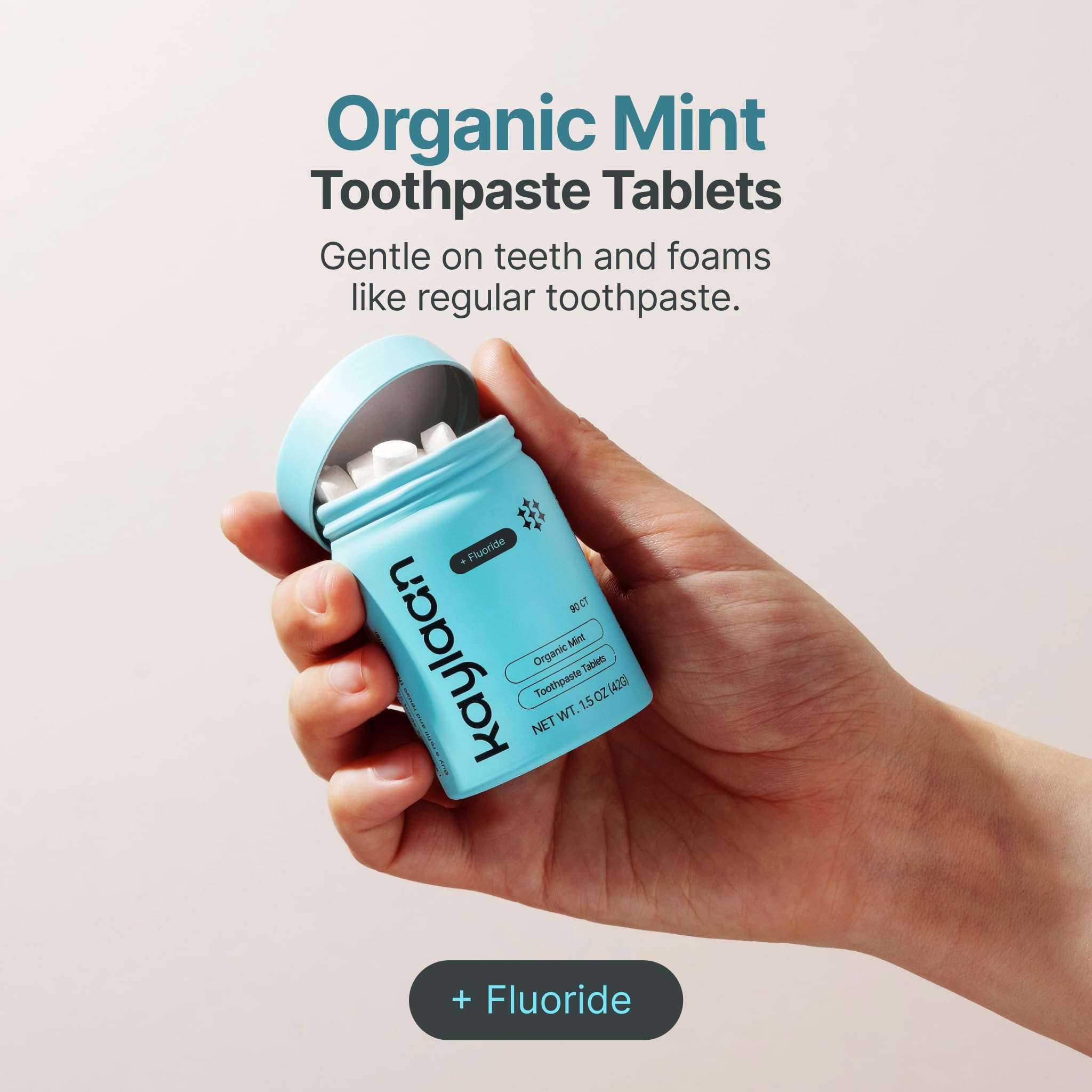 Amazon.com: Kaylaan Mint Toothpaste Tablets with Fluoride