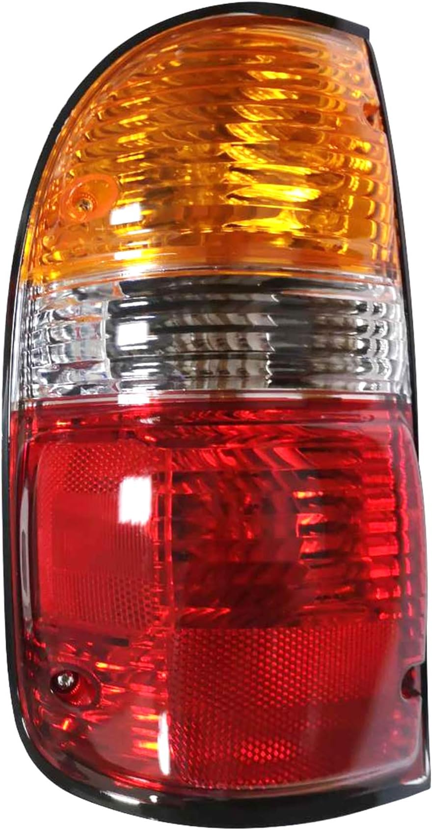 Exerock Tail Light Lamp Replacement Direct Driver Side with LED Center Lens Compatible with 2001 2002 2003 2004 Pickup Truck
