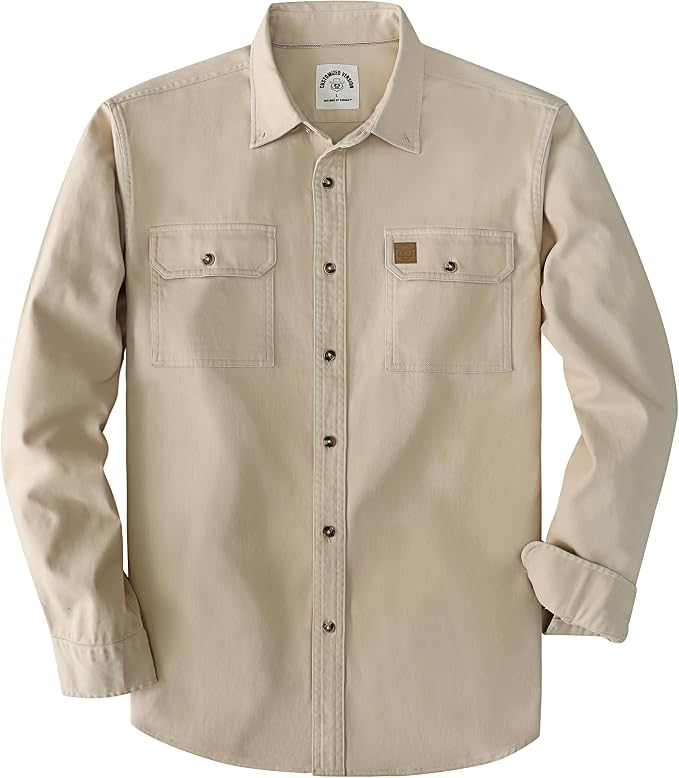 Denim Shirt Long Sleeve Utility