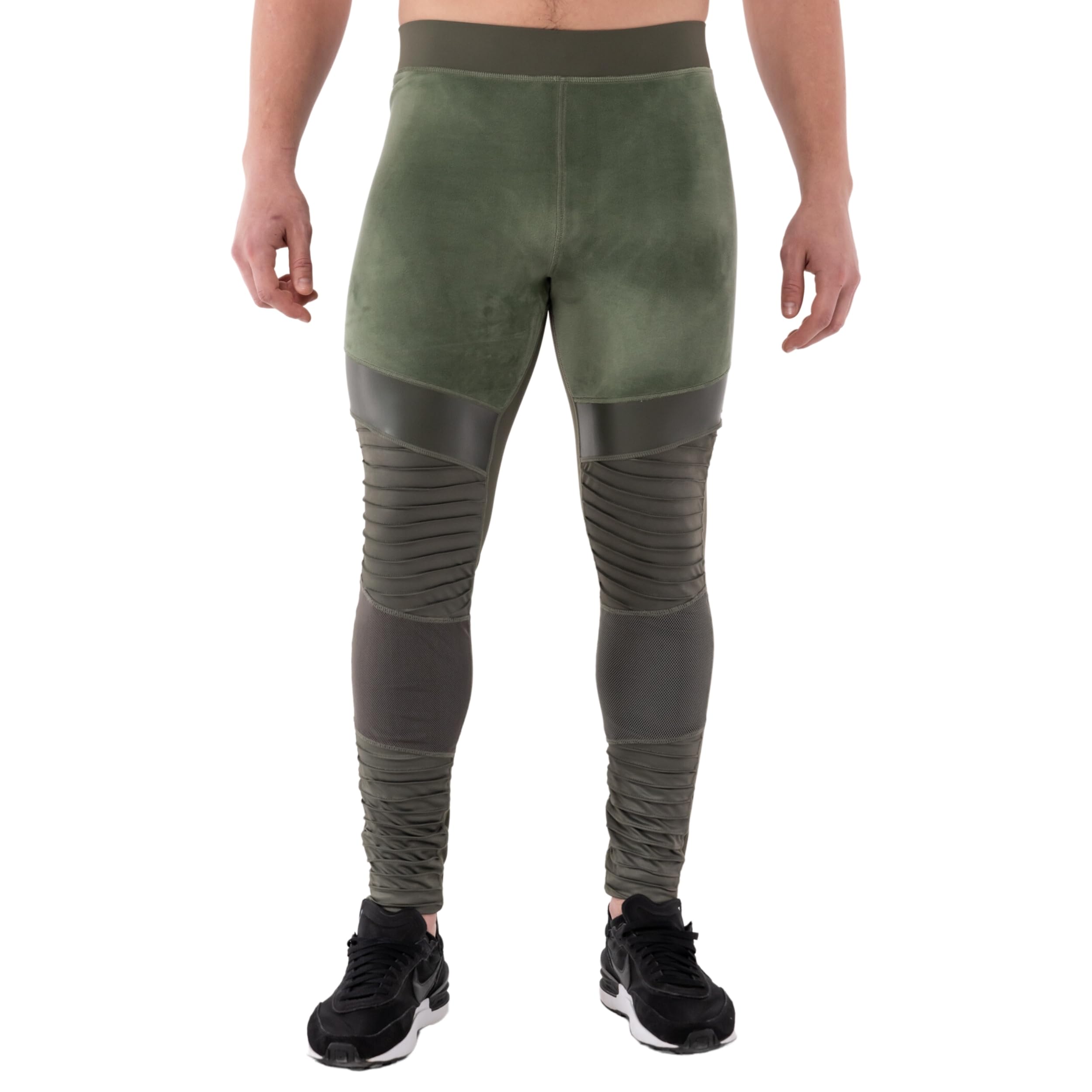 Męskie legginsy kompresyjne Kapow Meggings Supreme Range Deluxe z kieszeniami