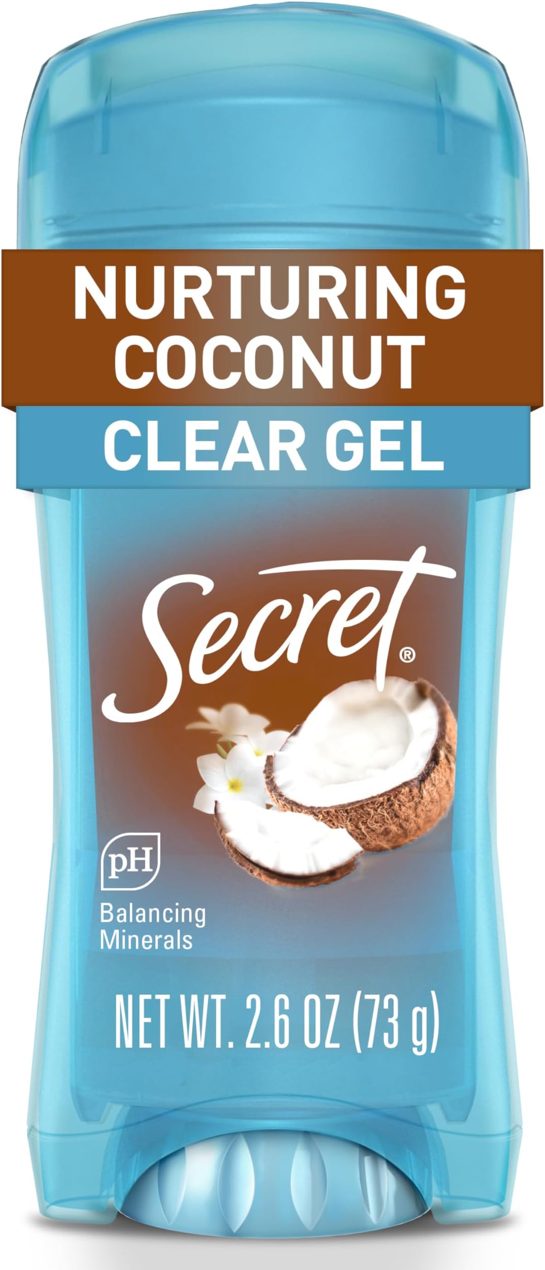 Fresh Clear Antiperspirant and Deodorant Gel for Women, Coconut Scent, 2.4 oz