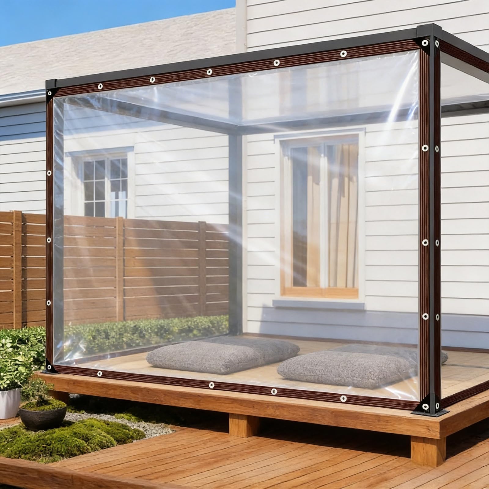 Lona impermeable exterior duradera y resistente a desgarros UV