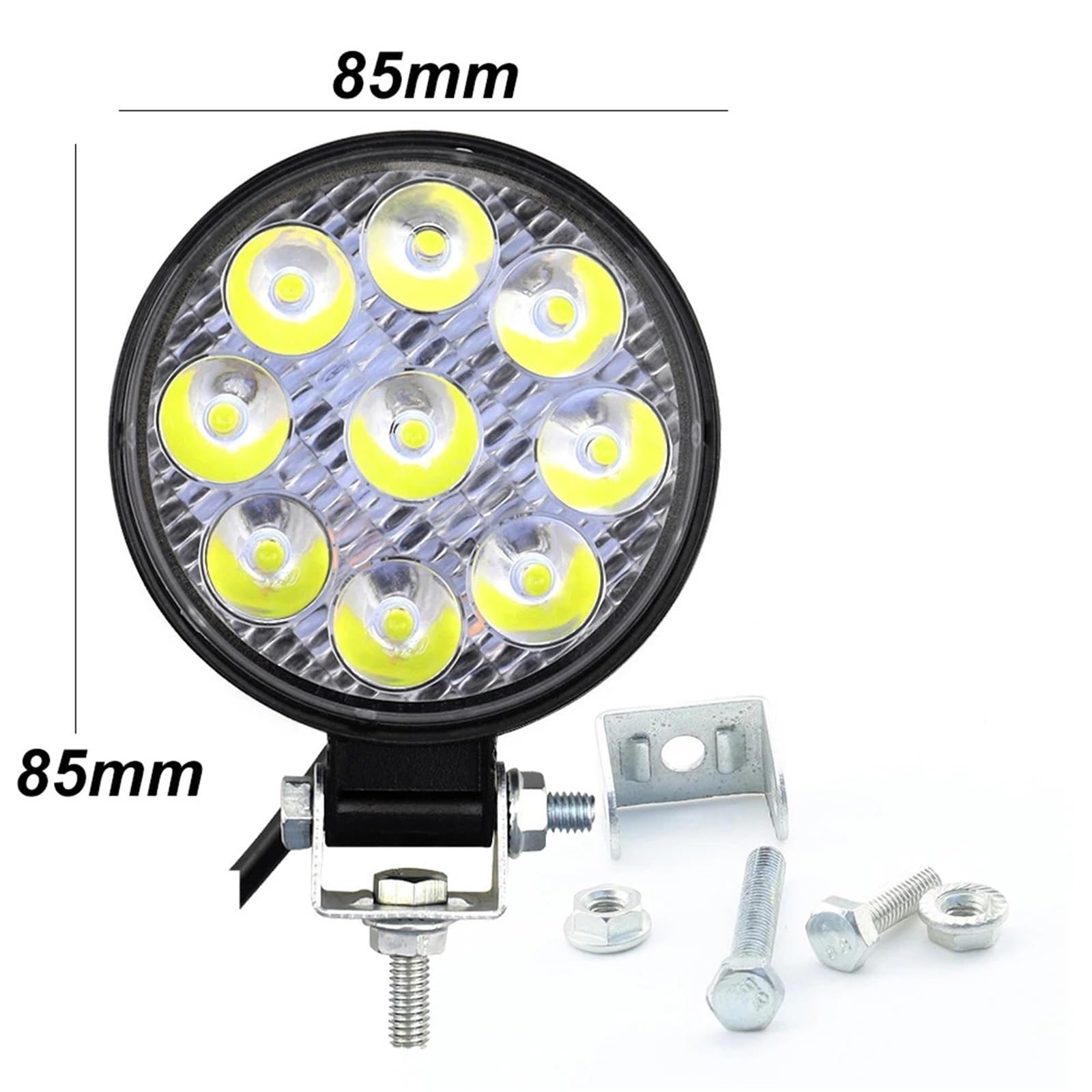 LED Oświetlenie pomocnicze 27W 9LED Światło Robocze LED