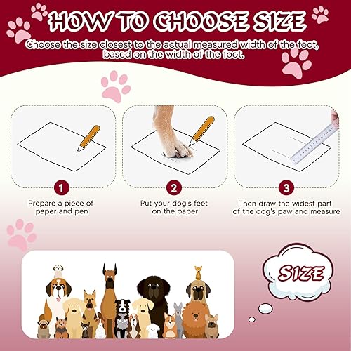 Miniatura 10 de Zapatos para perro, zapatos FISHOAKY para perros grandes, botas antideslizantes para perros y protectores de patas para pavimento caliente de