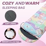 Kids Sleeping Bag for Camping - Lightweight 3-4 Season Backpacking Sleeping Bag, Compact Child Sleeping Bag for Girls and Boys, Waterproof Youth Sleeping Bags for Outdoor by Croosseoutdoors