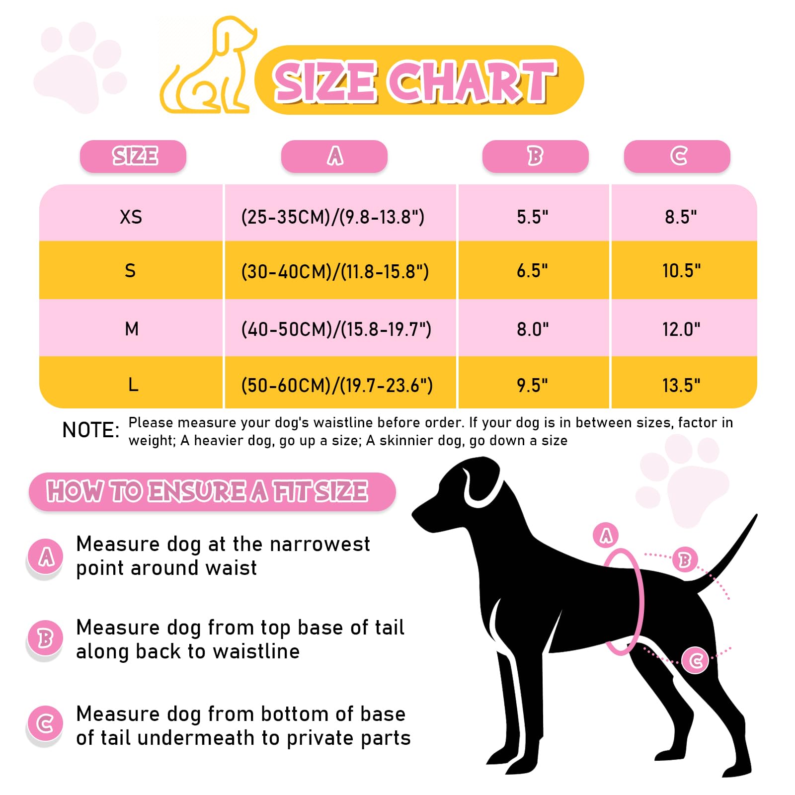 3 Pack Dog Nappies Female - Image 4
