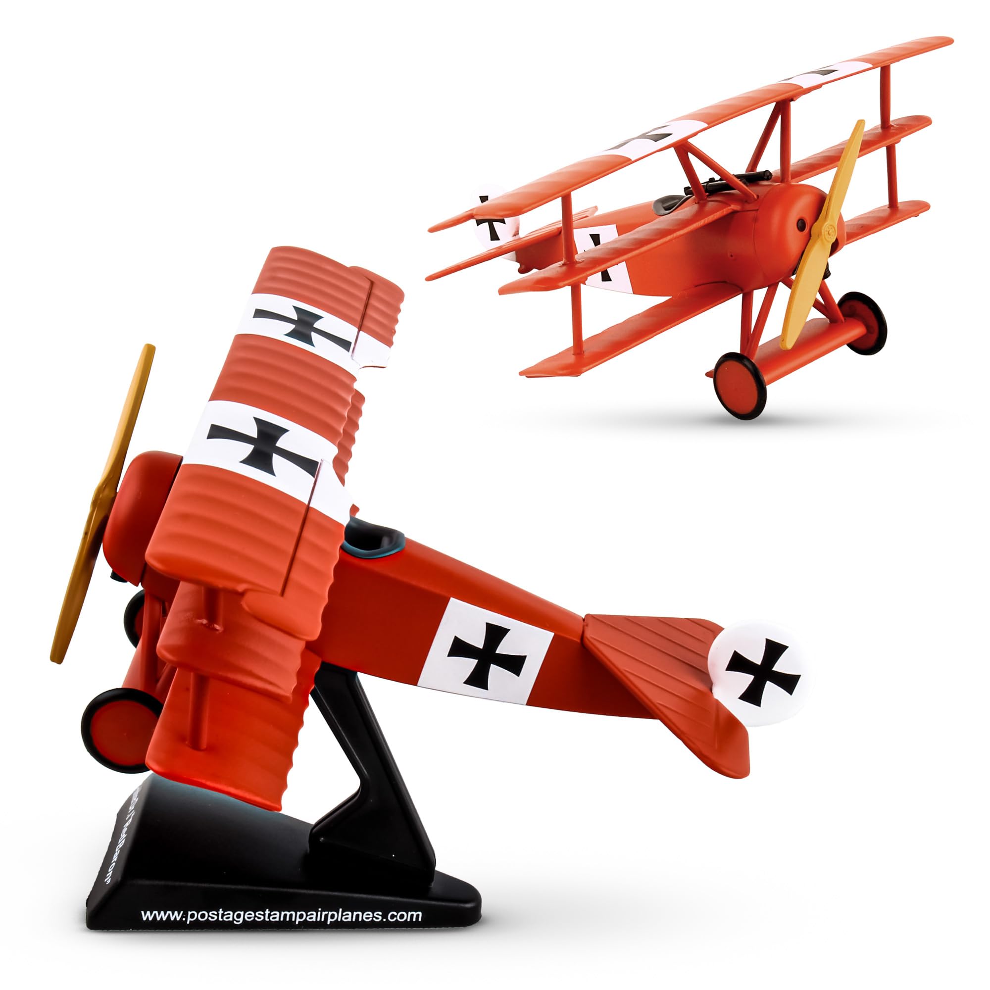 Amazon.com: Daron Worldwide Trading Fokker DR.I 1:63 Red Baron