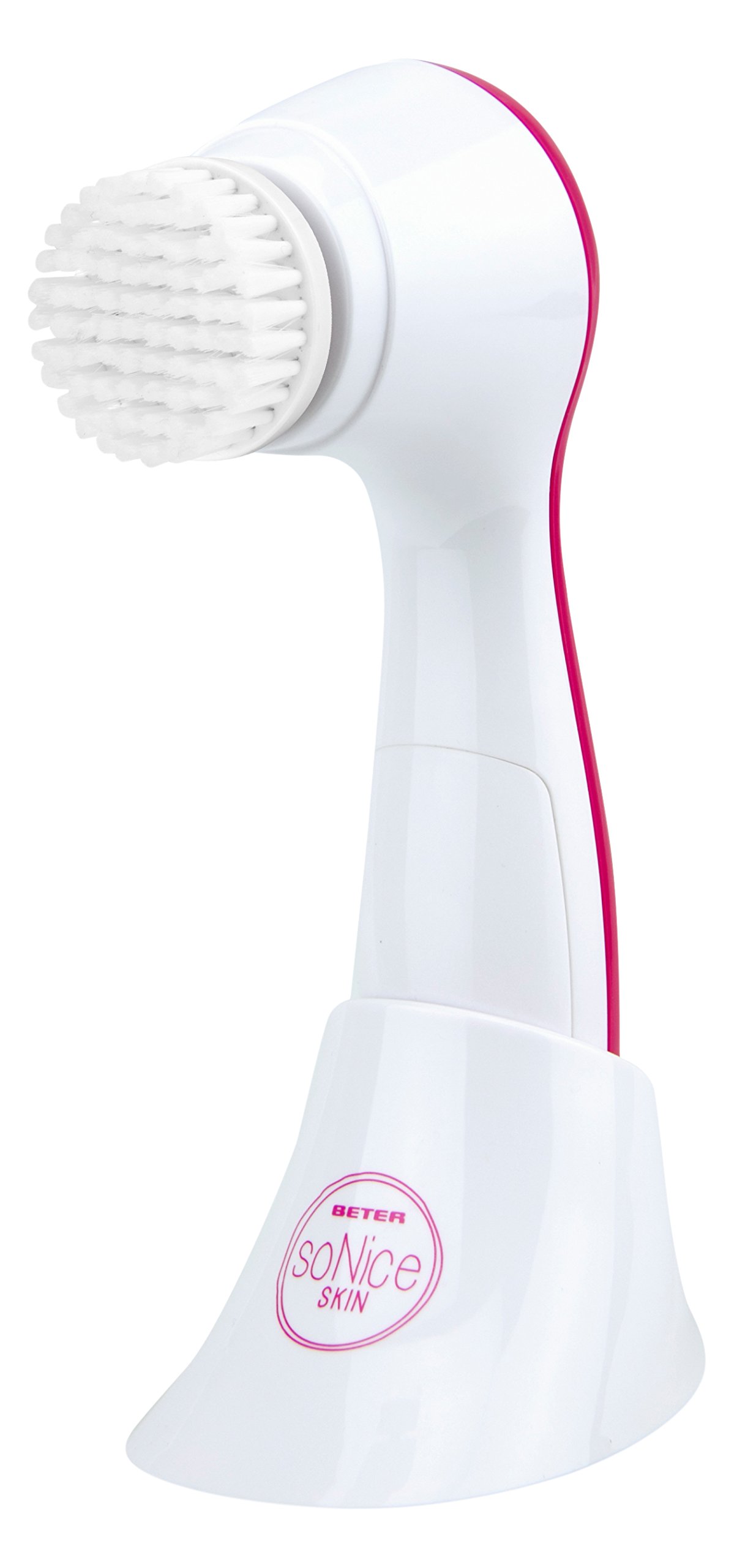 Beter – Cepillo limpiador facial sónico So Nice Skin , incluye 2 cabezales, apto pieles sensibles, limpieza facial diaria, exfoliante