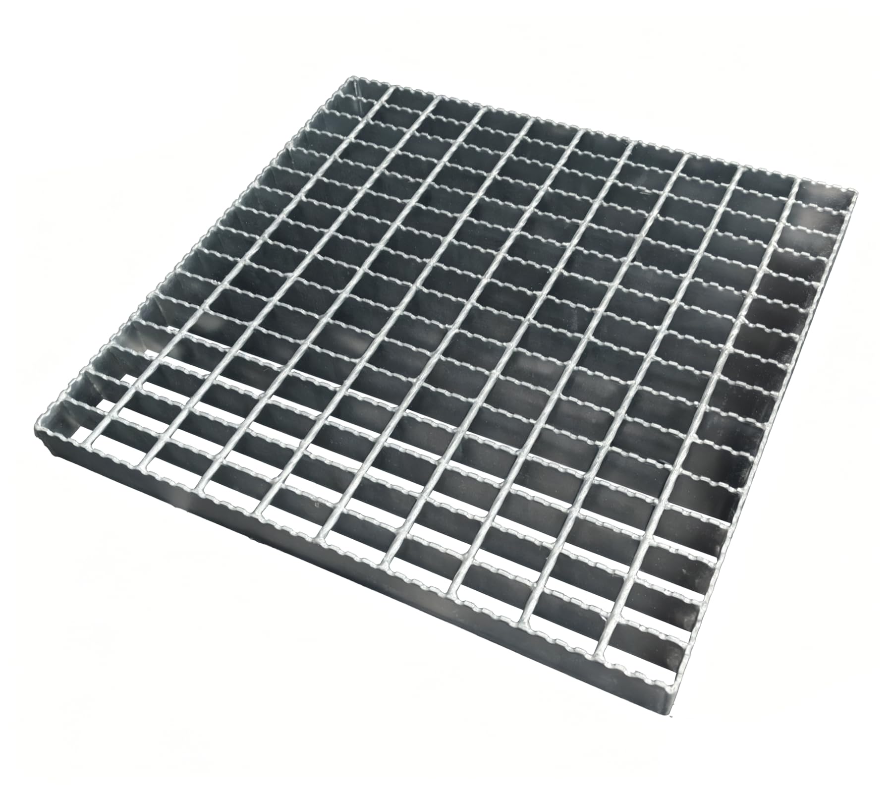 20in B125 Serrated Galvanized Steel Drain Grate (19.7x19 in)