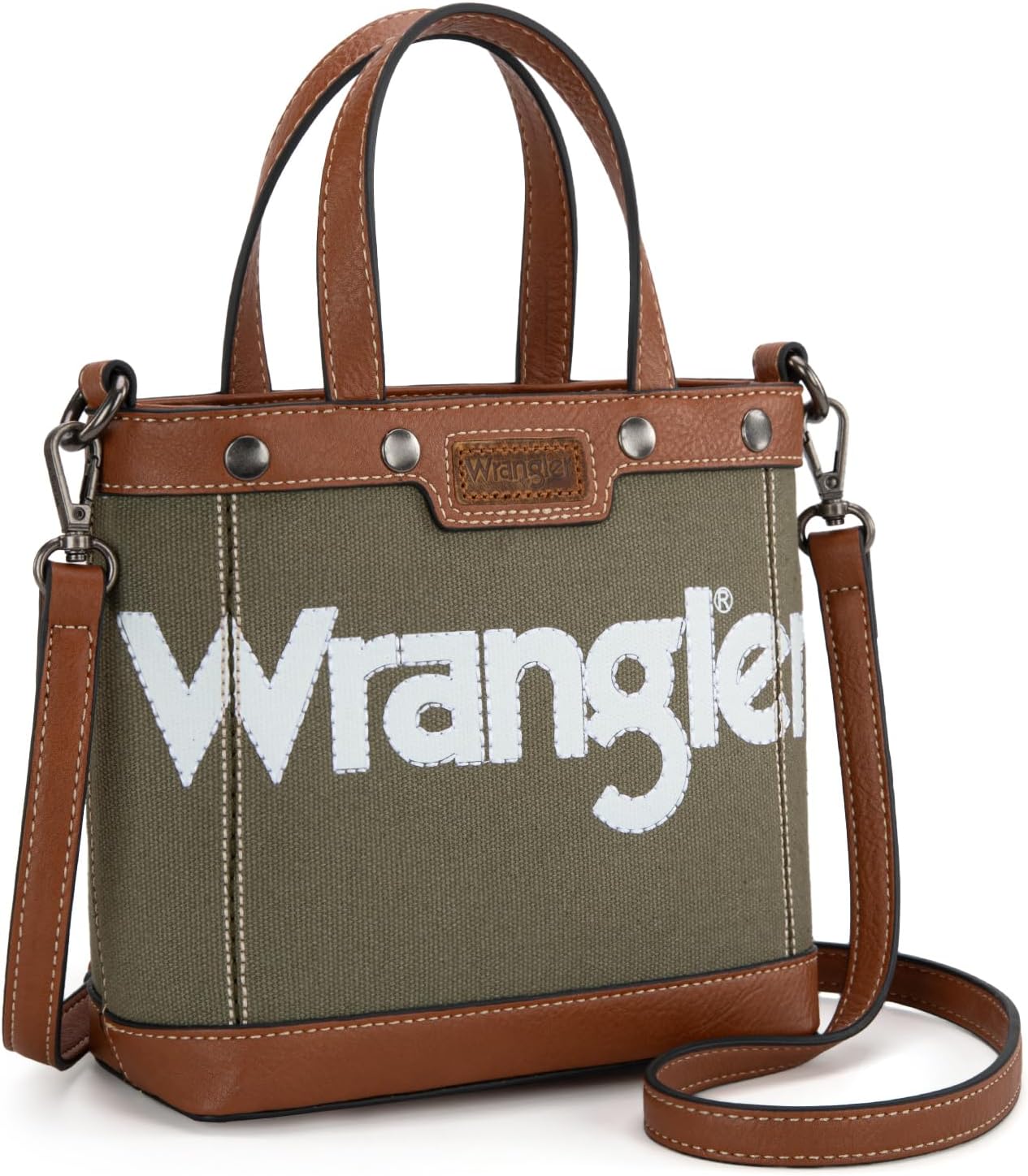 Montana West Wrangler Tote Bag for Women Vintage Top Handle Handbags and Shoulder Bag - Image 7