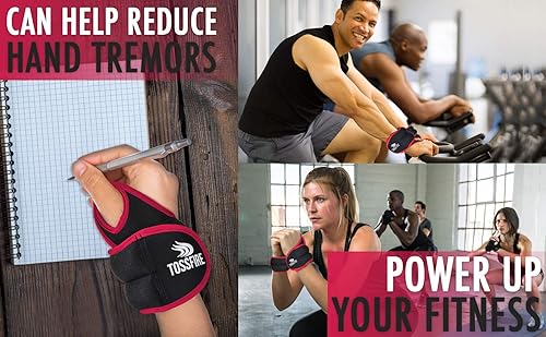 Miniatura 5 de Comfecto Wrist Weights with Thumb Loops Lock, 1lb*2 2lbs*2 for Running, Strength Training, Walking, Exercises, Gym, Cardio, Men, Women