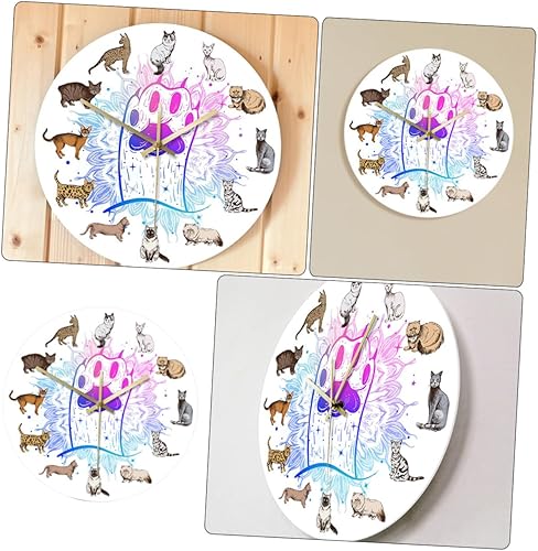 Miniatura 3 de MARMERDO Reloj de pared Decoración Relojes Reloj digital para habitación de los niños Reloj Digital De Pared Reloj Retro Reloj Silencioso Sala de