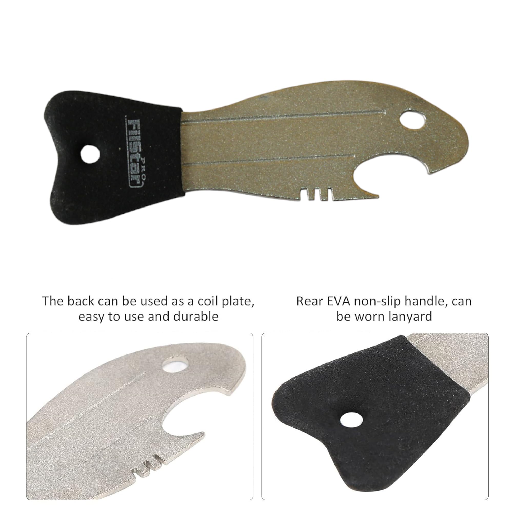 PRO FILSTAR Fishing Hook Sharpener with Opener, Hook Sharpener, Fishing Hook Grinder, Carp Hook Tool - Image 4