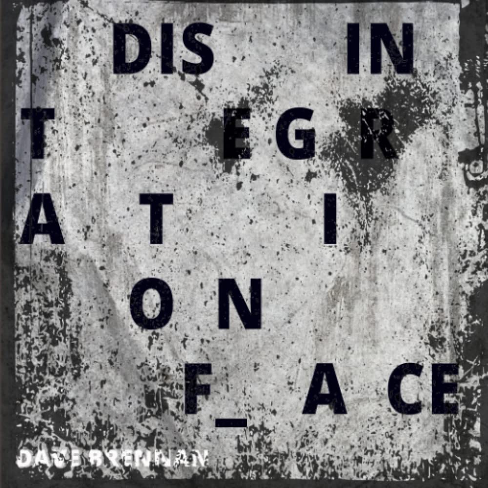 Disintegration Face masque artistique de style contemporain pour décoration intérieure unique