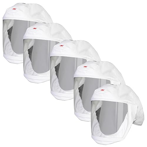 3M Versaflo - Funda para cabeza con suspensión integrada, S-133L-5, blanco, mediano/grande, 5 EA/Case
