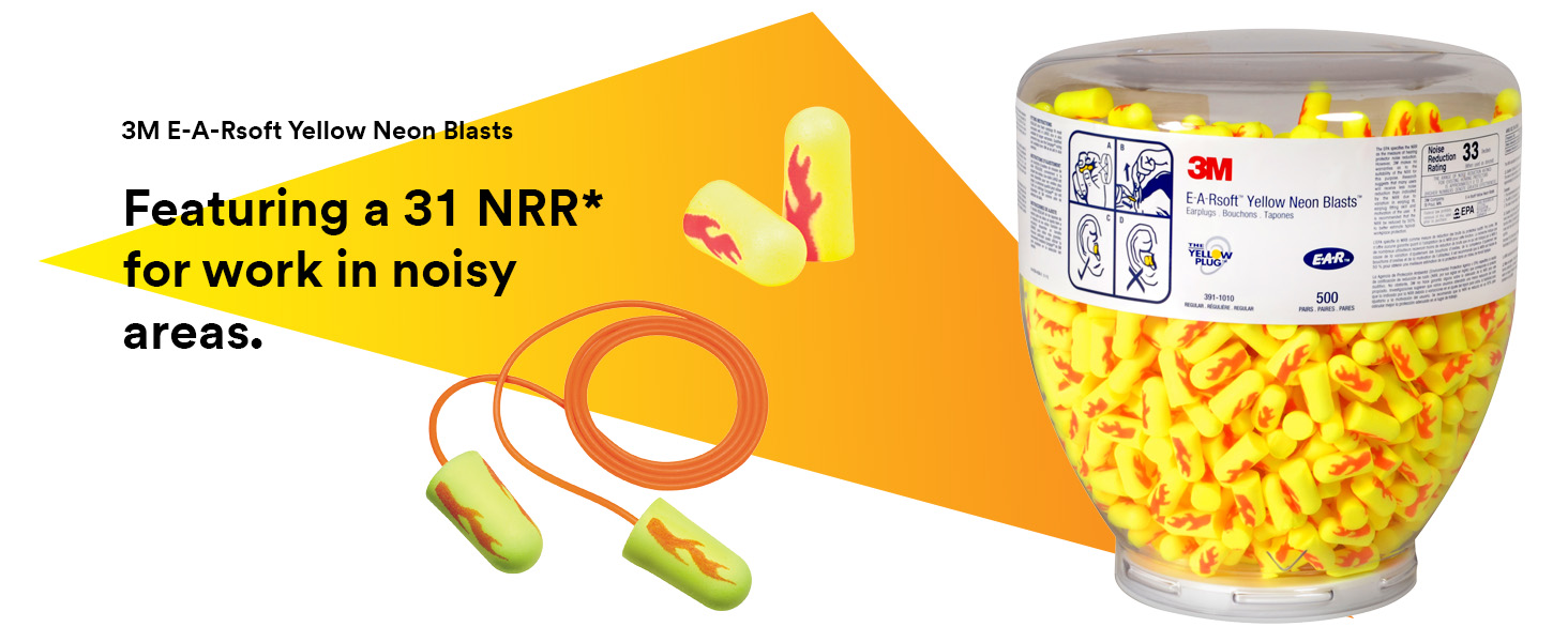 3M E-A-R Soft Yellow Neons Refill Aufsatz für One-Touch Spender 500 Paar 3M E-A-R Soft Yellow Neons Refill Aufsatz für One-Touch Spender 500 Paar