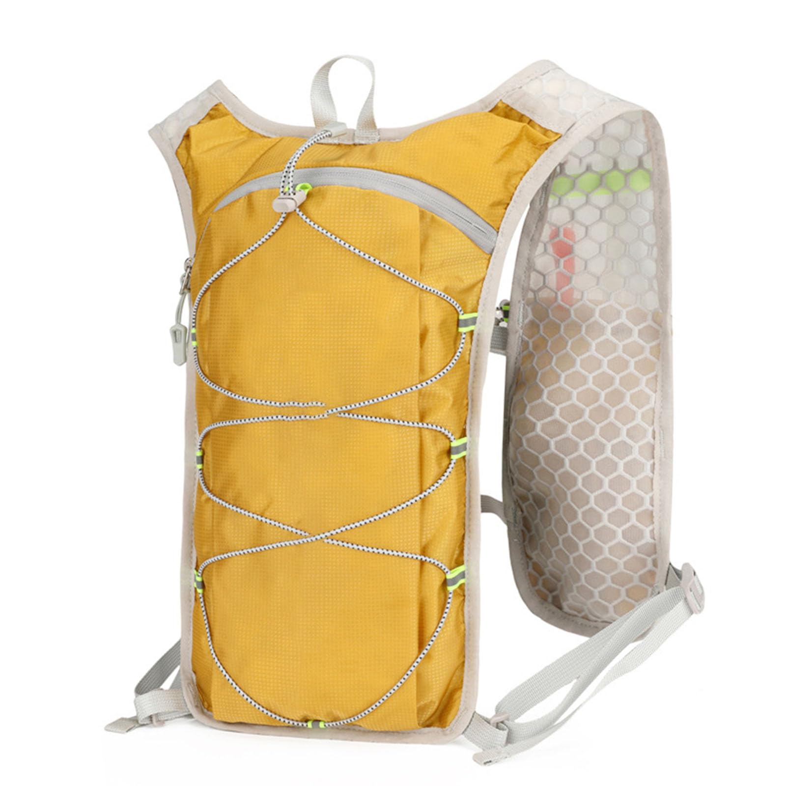 Zaino Idratante per la Competizione con Scomparti Organizzati, Ammortizzazione in Rete Ventilata, Permanente per Incontri Corsa in Corsa, Zaino Ventilato Rapiddry
