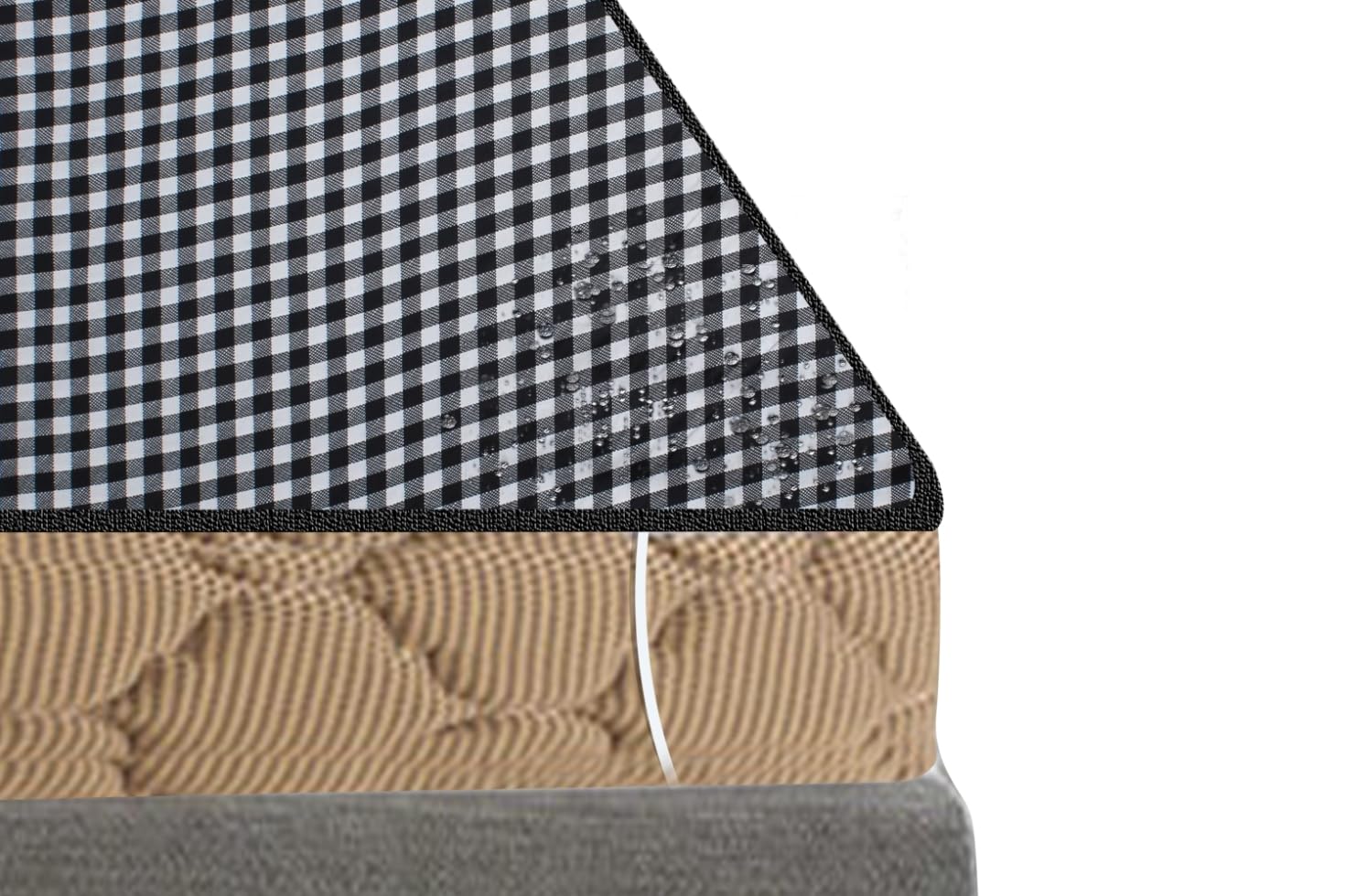 Stylista Waterproof Queen Bedsheet & Protector -2