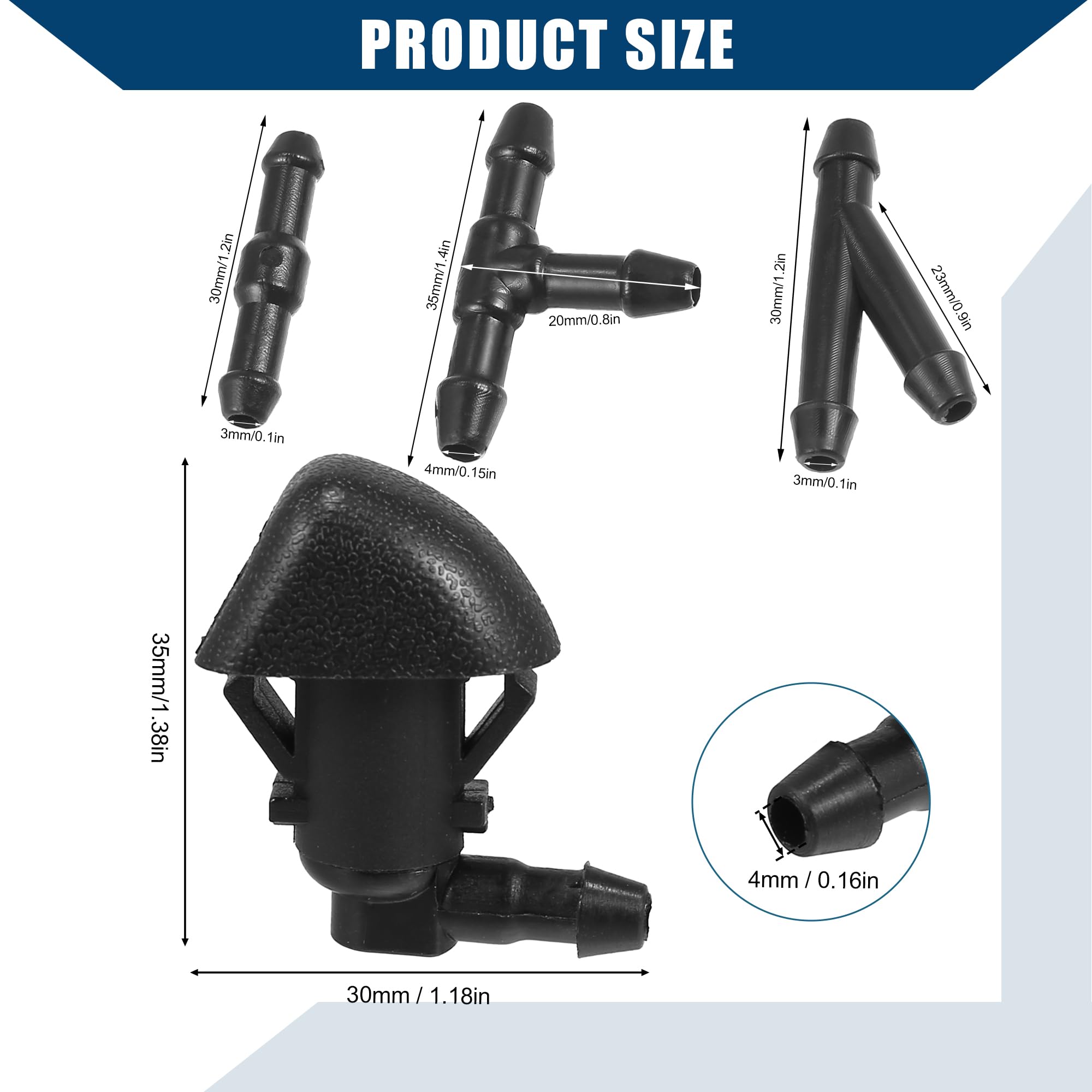 Amazon.com: Hihaha Windshield Washer Nozzles for Honda Pilot 09-15